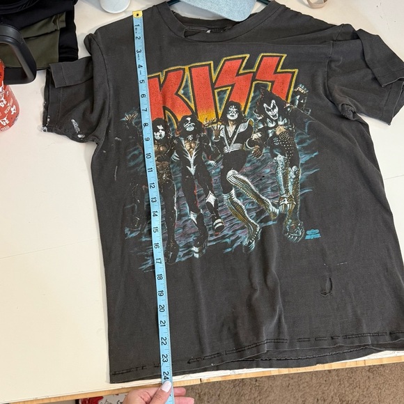 Vintage Kiss Shirt Destroyer Winterland 1991 Rock Express Band Single Stitch - Picture 13 of 14